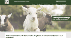 Desktop Screenshot of dierenweidesgroningen.nl