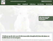 Tablet Screenshot of dierenweidesgroningen.nl